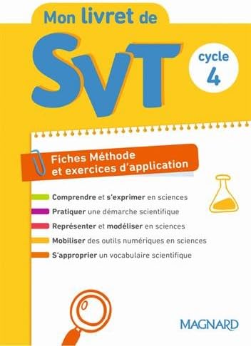 Carnet de SVT Cycle 4 2018 (Sciences maths EMT collège)