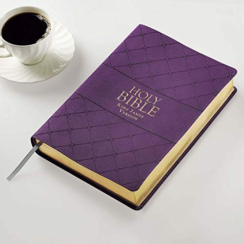 KJV Holy Bible, Super Giant Print Faux Leather Red Letter Edition