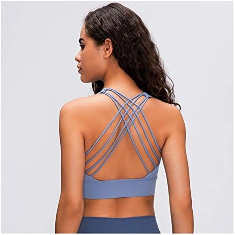 Youpin Stötsäkra korsremmar löpning gym sport BH topp kvinnor bred