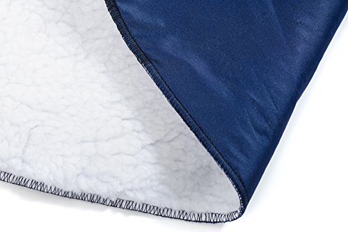 Wheelchair Winter Poncho – Warm Sherpa Lining - Adult Elderly Seniors Cape – Heavy Duty Reusable – Full Waterproof Coverage (Single Pack) - Thumbnail 3