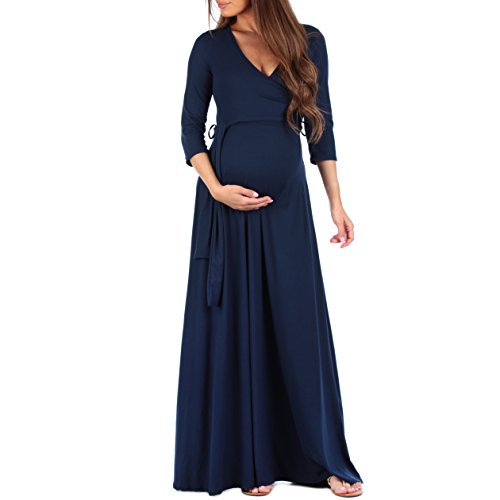 Robe de Maternité Mother Bee Femme Faux Wrap avec Liban Ubuy