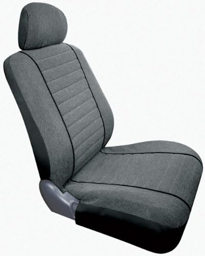 Saddleman Rear Bench/Backrest Custom Made Seat Cover - Cambridge Tweed Fabric (Charcoal)