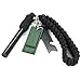 Surviveware Survival Fire Starter with Emergency Whistle, Paracord Handle, and Steel Serrated Scraper