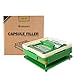 100 Holes (0#) Capsule Holder with Tamper for Size 0 Capsules Holding Tray Pill Dispensers & Reminders Green