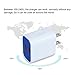 Frerush [4-Pack] 2A 5V Dual USB Wall Charger, 2 Port Colorful Wall Travel Home Charging Charger Plug Power Adapter for iPhone Se 6, iPad, Samsung Galaxy, Htc, Nexus, Sony, LG, Blackberry, Bluetooth