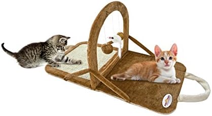 Ultimate Cat Scratching Board &amp; Resting Mat Set By Petories – New &amp; Incredible All-In-One Pet Accessory, Durable Scratching Board &amp; Soft Sleeping Mat, Foldable, Lightweight &amp; Portable Design