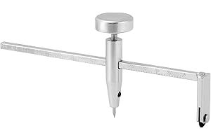 QWORK Durable Drywall Circle Cutter, Sturdy Metal Construction