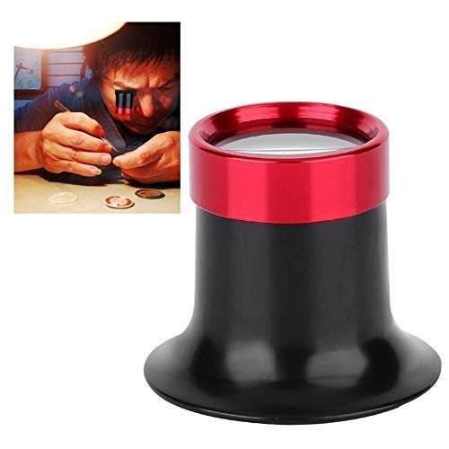 YUYTE Watchmaker Loupe, Magnifying Mirror, Aluminum Alloy 10x Eye Loupe Repair, Professional Watch Repair Tools, Magnifying for Jewelry Diamonds Coin Stamp Collection, Watchmaker's Choice