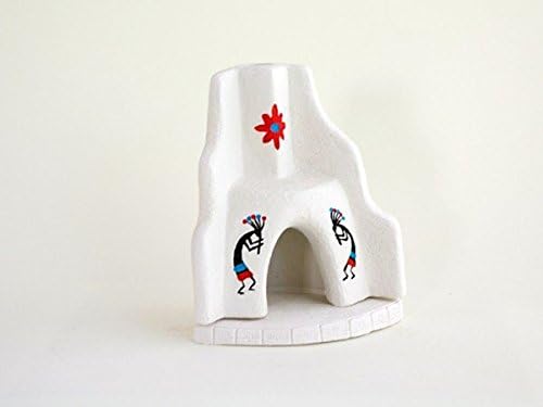 Incienso de Santa Fe White Southwest Style Corner Fireplace with Pinon Natural Wood Incense