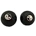 THY ARTS Baoding Balls Chinese Health Massage Exercise Stress Balls - Black Yinyang #3