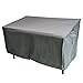 MH M&H Heavy Duty Waterproof Large Bench and Double Sofa Cover - Outdoor Furniture Cover with Padded Handles and Durable Hem Cord, Fits 2-Seat Bench, 58 x 33 x 32 inch, Taupe