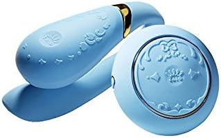 Zalo Fanfan Ultimate Luxury Non-Porous Remote Control Wireless Couple Massager Royal Blue