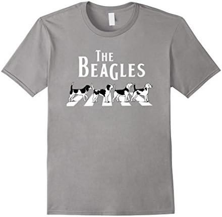 Men's "The Beagles" Stylized T-Shirt Small Slate