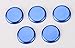 Opar Blue Door Handle Exterior Push Button Cover Trim for 2007 - 2018 Jeep JK Wrangler & Unlimited - Set