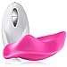 Panty Vibe Sexgene Mini Invisible Wearable Vibrator with Wireless Remote Control Vibrating Eggs Rechargeable Magnetic Charging Medical Silicone Clitoral Vibrator Massager for Women Couples (Pink)