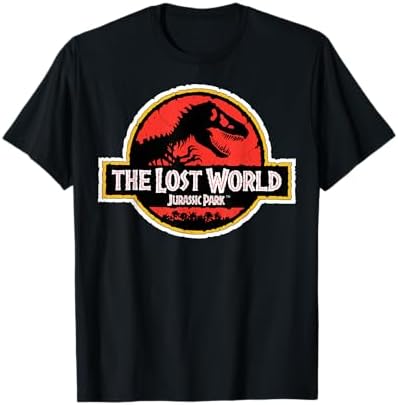 Amazon.com: Jurassic Park Japanese Red Logo Graphic T-Shirt T
