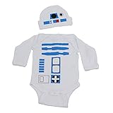 R2D2 Baby Graphic Long Sleeve Bodysuit Set