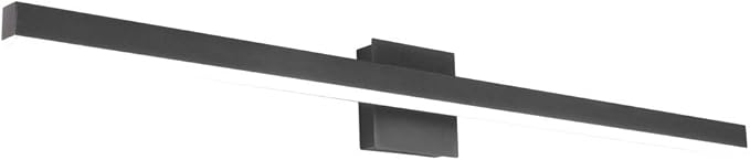 Aipsun 40 Inch Modern Black Vanity Light Led Black Bathroom Vanity Light Fixtures Black Wall Light For Bathroom White Light Amazon Com