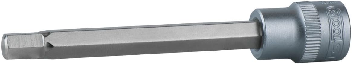 KS Tools 110 mm 922.3850 Ultimate Screwdriver Socket 3/8 Inches 4 mm, Chrome Satiné
