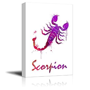 Insects Artwork Series Watercolor Scorpion