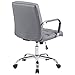 Poly and Bark Manchester Office Chair in Vegan Leather (Grey)