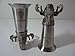 Jagermeister Deer Head Pewter Shot Glass Set of 2
