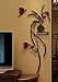 Hermione Baby 3D Potted Plant Wall Murals for Living Room Bedroom Sofa Backdrop Tv Wall Background, Originality Stickers Gift, DIY Wall Decal Wall Decor Wall Decorations (Red, Small)