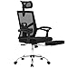 Office Chair Desk Chair Computer Chair with Lumbar Support Task Rolling Racing Style Swivel Executive High Back Ergonomic Chair for Women Adults,Black and Light Grey