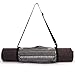 Aurorae Yoga Mat Bag, Yoga Mat Strap with large zipper pocket, lightweight Yoga Mat Carrier with adjustable straps