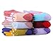 Girls Thick Cotton Socks Kids Winter Seamless Socks 6-Pack