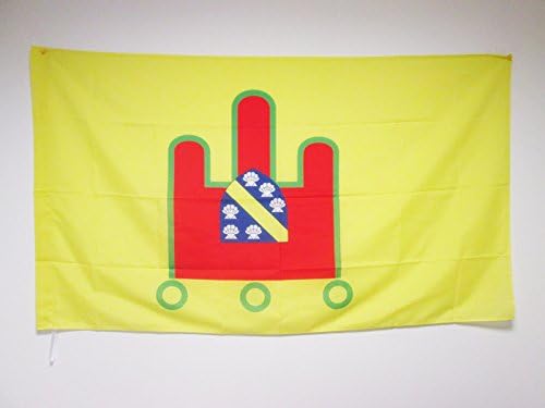 AZ FLAG, French Department of Cantal Flag, 2x3 Ft, Department of France Banner with Sleeve, 100% Polyester, Fade Resistant
