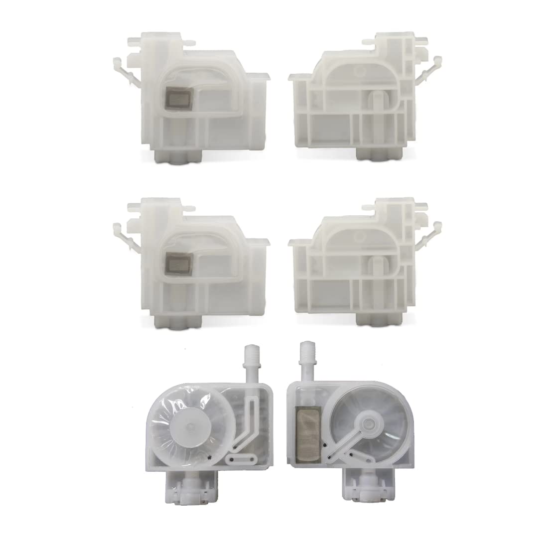 LOTSA. STYLE Direct to Film DTF Ink Damper Filter Cartridge Printer Replacement Part for L1800 L1300 L800 L360 L353 L355 L455 L358 L550 L558 (6 Piece, 2White 4Color)