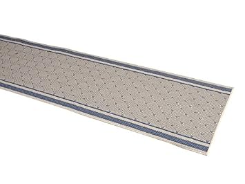 Teppich Laufer Sisal Optik Cottage Blau 80 X 250 Cm Flachgewebe