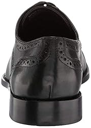 Nunn Bush Men's Norcross Cap Toe Oxford, Black, 8.5