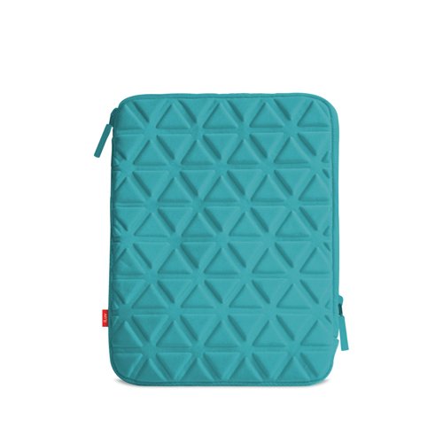 iLuv Foam-Padded Neoprene Case for Apple iPad 4, iPad 3rd Generation and iPad 2 - Teal (iCC2011TEL)