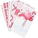 HappyBear Kitchen Towels and Dishcloths Set of 6-15''x 25''-Flamingo Decorative Dish Washcloths Tea Towels, Soft and High Absorbent