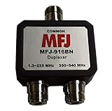 MFJ-916BN Duplexer: 1.3-225MHz/350-540MHz, N-type