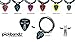 Pickbandz Necklace Silicone Guitar Pick Holder in Epic Black - Double Sided - Fits All - Fully Guaranteed - Rock What You Love With Pickbandz