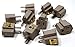 10 Pack 3 to 2 prong AC Polarized Grounding AC Power Plug Adapter UL RATED