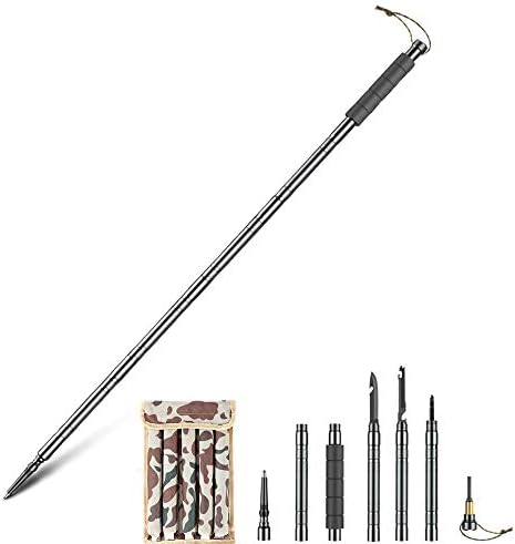 SYLC Nordic Walking Trekking Trekking Pole，Detachable&Various Functions ，Hiking Poles，Ultralight for Hiking, Camping, Mountaining
