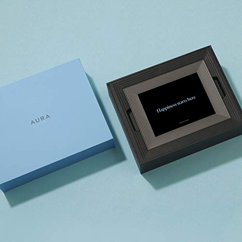 Aura Frames Digital Picture Frame Ultra HD Display - Free Unlimited Cloud Storage - Send 100k Pictures Instantly Via Aura App Share Photos with Family New Touch Bar Control WiFi Enabled Mason Frame - Thumbnail 3