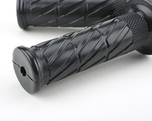 Onway Best ATV Motorcycle Handlebar Grips for Kawasaki and Yamaha (both 7/8", black 2)
