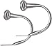 Amazon Basics Decorative Curtain Drapery Holdback, Set of 2, Silver Nickel