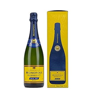 Champagne Monopole Heidsieck Blue Top Brut mit Geschenkverpackung (1 x 0,75 l)