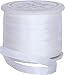 Threadart 100% Pure Silk Ribbon - 2mm White - No. 003-3 Sizes - 50 Colors