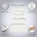 Simath Bath Pillow - Extra Large Soft Cushion for Any Size Tub, Jacuzzi. Nonslip Quick-Drying and Waterproof. Bathtub Spa Pillow for Neck, Shoulder and Head Support(21.9'' x 15'')