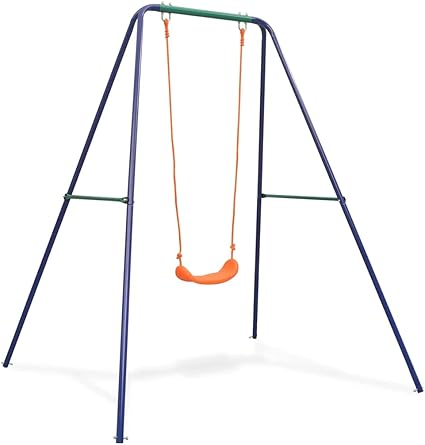 vidaXL Single Swing Outdoor Garden 