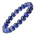 Bhavika Fashion Natural Gemstone Bracelet | 8mm Beads Size Natural Stone Healing bracelet for Men and Women (Lapis Lazuli)