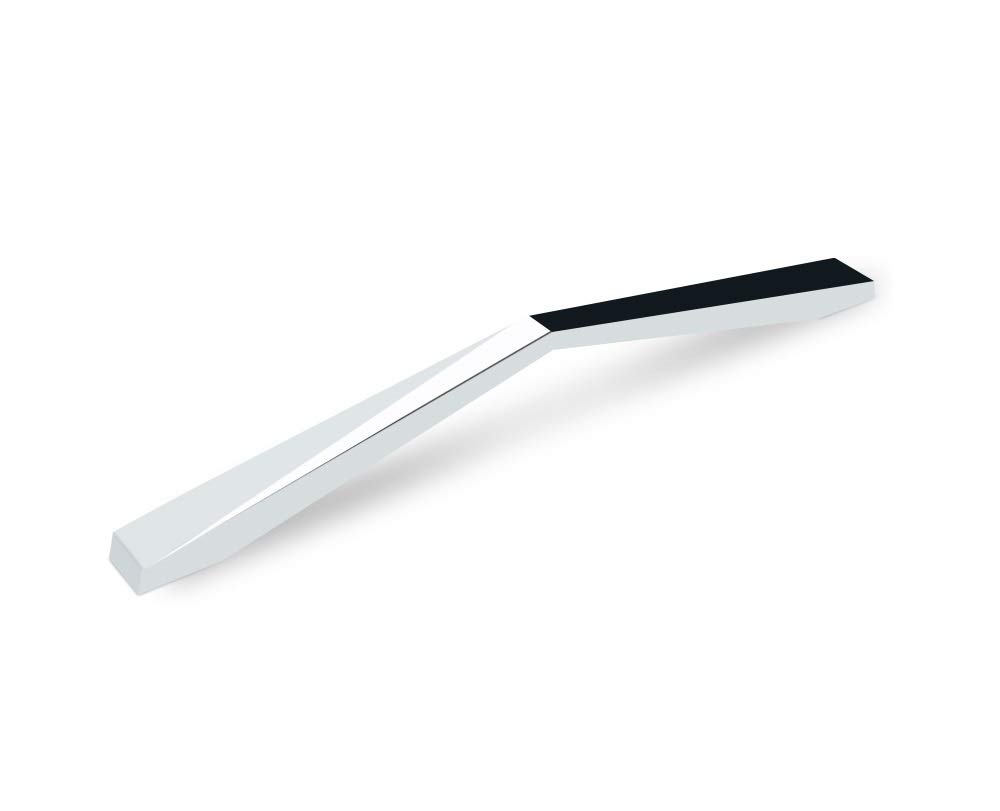 VIBORG 4 Pieces Zinc Alloy Modern Kitchen Cabinet Cupboard Door Handle Knob Pull Wardrobe Dresser Drawer Handles Pulls Chrome SA-778-PSS (Hole-to-Hole: 192mm)