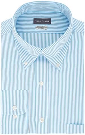 Van Heusen Men's Dress Shirt Regular 